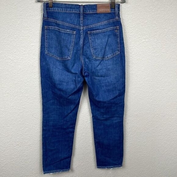Madewell The Perfect Vintage Crop Jean Bellbrook Wash Comfort Stretch Edition 26 - Picture 7 of 14